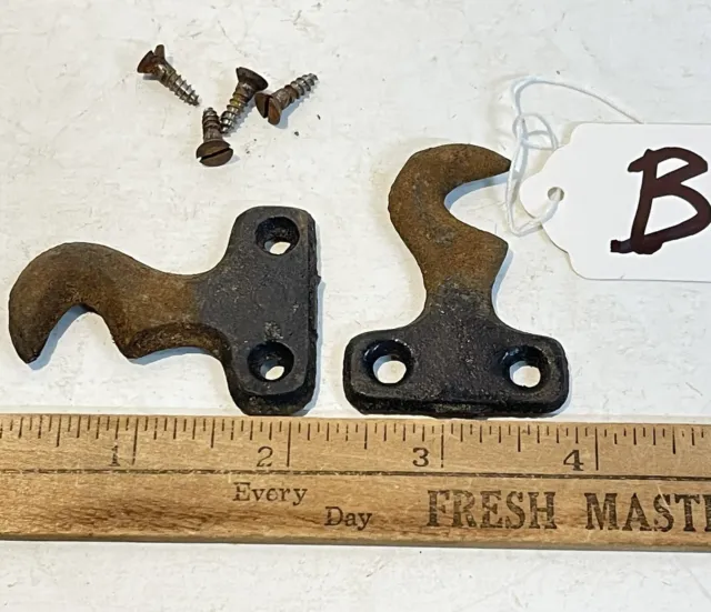 Singer Sewing Machine Drawer Case to Base Frame Cast Iron HOOKS 1907 Model 27 "b