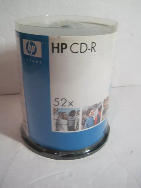 HP CD-R - 52x - 700 MB Data - 80 Min Music - 100 Pack - NEW Factory Sealed