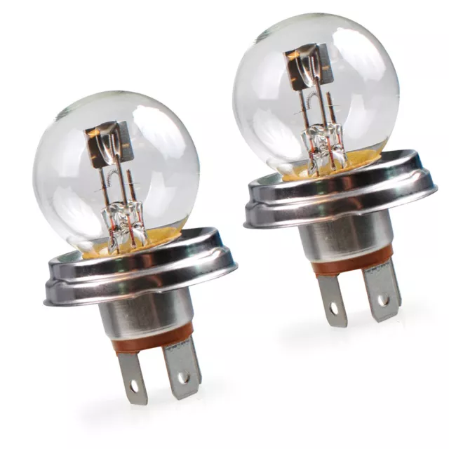 2x R2 G40 12V 45/40w P45t Birnen Motorrad Roller Auto Halogen