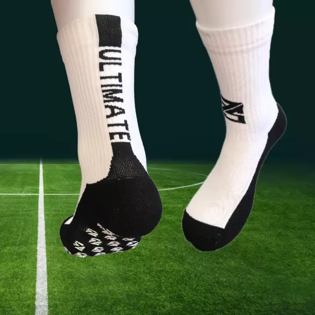 3 Paar Grip Rutschfeste Fußball-Socken mit gummierten Noppen Grösse 38-44
