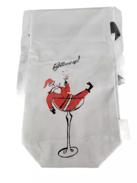 NWT Kate Spade New York Bottom's Up Jolly Santa Wine Tote Ltd. Edition
