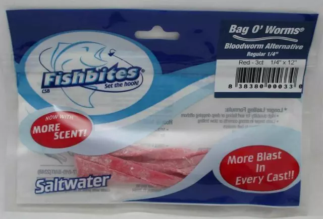 Fishbites Sanguisuga Alternativa Borsa O Vermi Acqua Salata #33