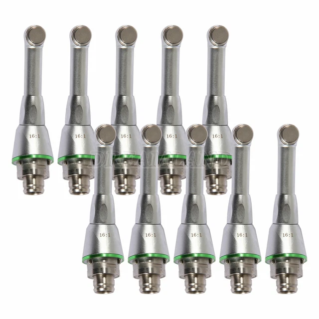 1-10X Dental 16:1 Reduction Contra Angle Head for Cordless Endodontic Endo Motor