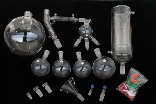 Glass Short Path Distillation Kit 5L with Cold Trap 29/42 Post by FedEx