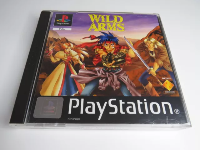 Wild Arms - PS1 - komplett - PAL mit sehr seltenem Merchandising-Katalog