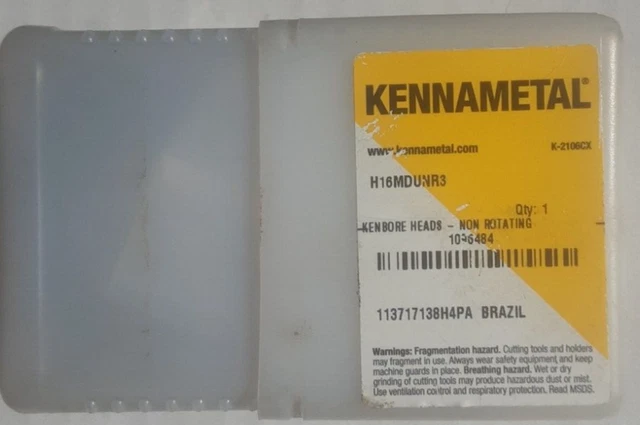Kennametal H16MDUNR3• 1096484 • Right Hand Modular Boring Cutting Unit Head