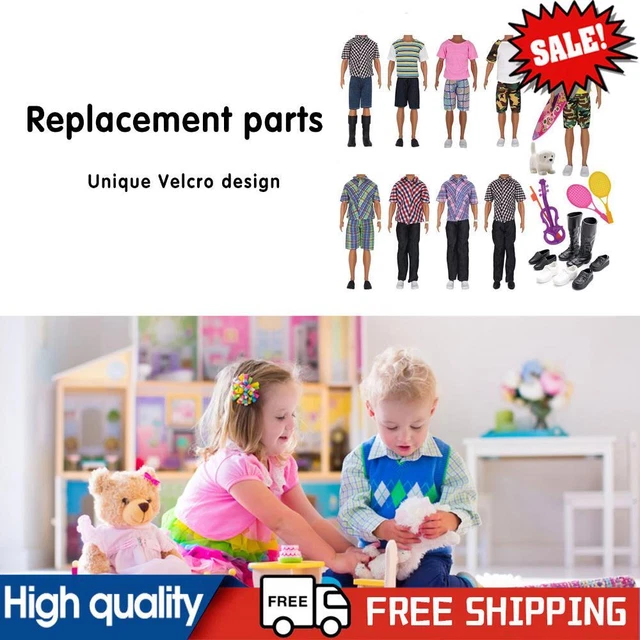 16pcs/set Dolls Daily Wear Birthday Gift 11inch Random Pretend Play Dressup Toys