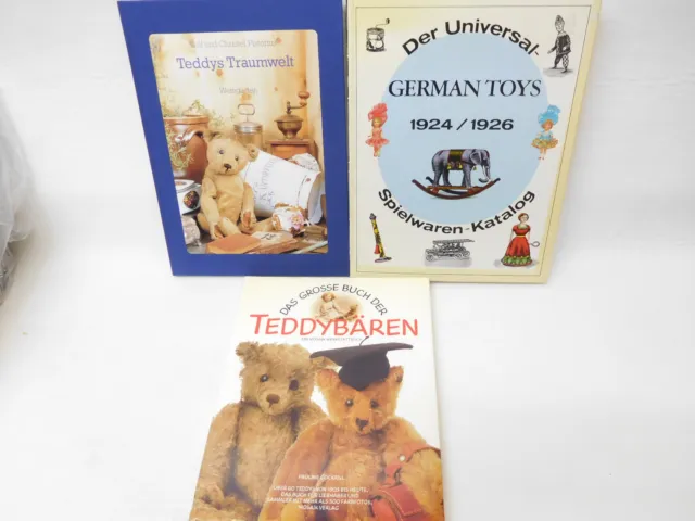 MES-53486	Teddybär/Spielzeug Literatur 3 St. Bücher mit leichte Gebrauchsspuren,