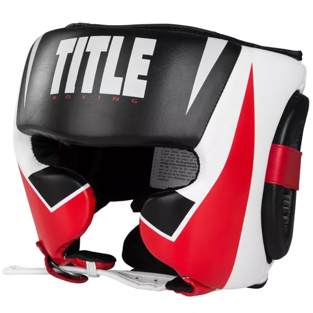 Title Boxing MMA Command Training Headgear - Black/White/Red