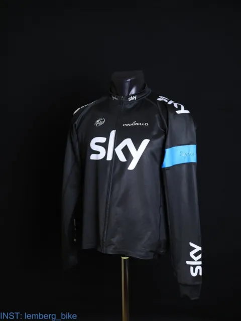 rapha pro team maillot manches longues team sky (large)