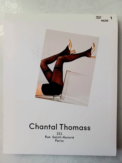 Collants Chantal Thomass Dentellissimo 20 Deniers - Taille 1 Noir - Neuf Avec étiquettes