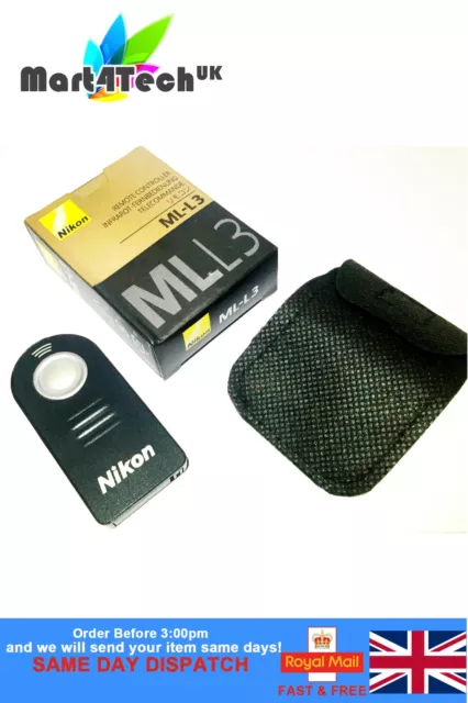 ML-L3 WIRELESS REMOTE CONTROL In Box For NIKON D7000 D3000 D5000 D90 D80 D70S