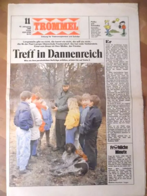 TROMMEL 11 - 1989 * Pioniere DDR Friedersdorf-OS PINK FLOYD Neger Nobi 2 Dornen