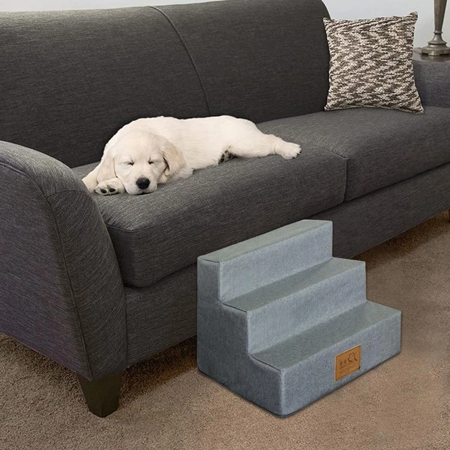 Scala antiscivolo resistente per cani 3 gradini lavabile per divano letto per cani di grandi dimensioni