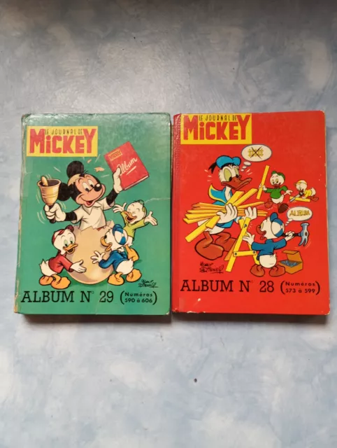 Albums journal de mickey 28 et 29
