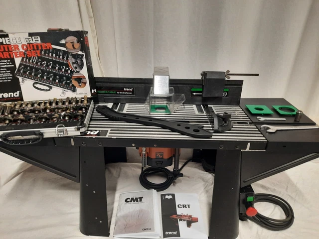 TREND CRT MK2 Router Table With Cmt 1E Router, Accessories, Trend ...