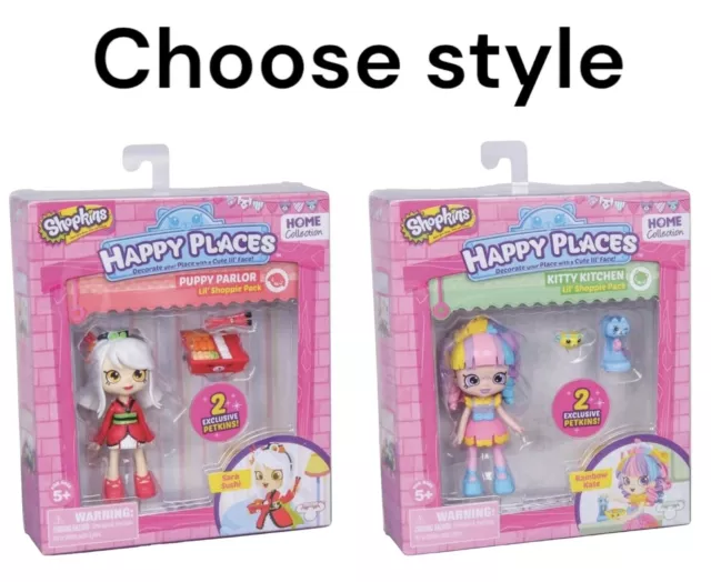 Shopkins Happy places Doll House Line, 1-Pack Royal Convertible, Size: Small, Pink