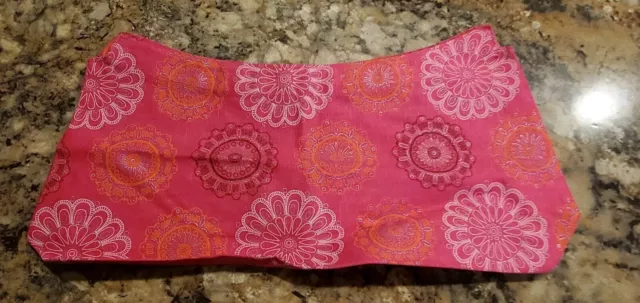 thirty one fitted purse skirt Pixie Pink Medallion 2