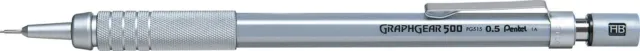 Pentel Graphgear 500 Mechanical Pencil, 0.5mm Lead, Grade HB, 1 x Graphgear Penc