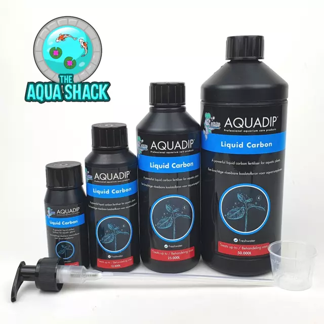 Aquadip Liquid Carbon Plant Fertiliser CO2 Easycarbo Planted Aquarium Treatment