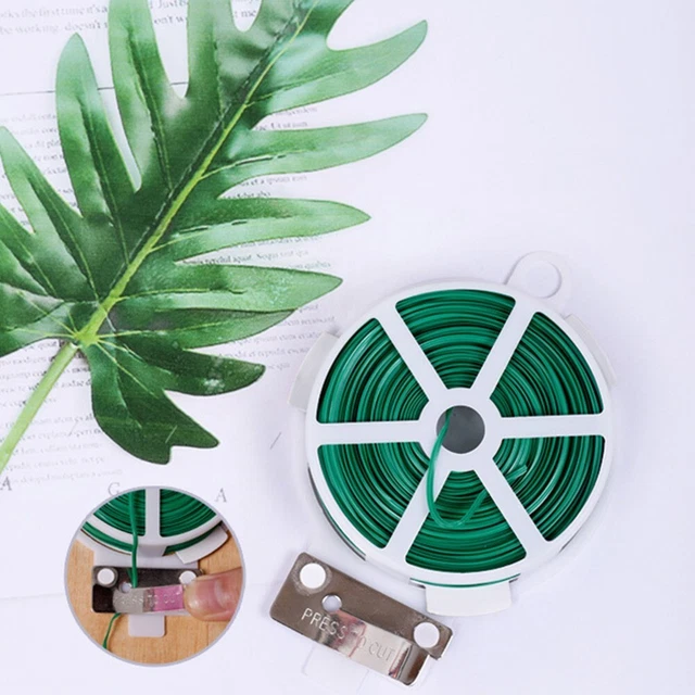 Fore 200 Pièces Attaches De Plantes, Réglable Verte Attaches