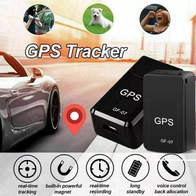 2X GF07 Mini GPS Real Time Car Locator Tracker Magnetic GSM/GPRS Tracking Device