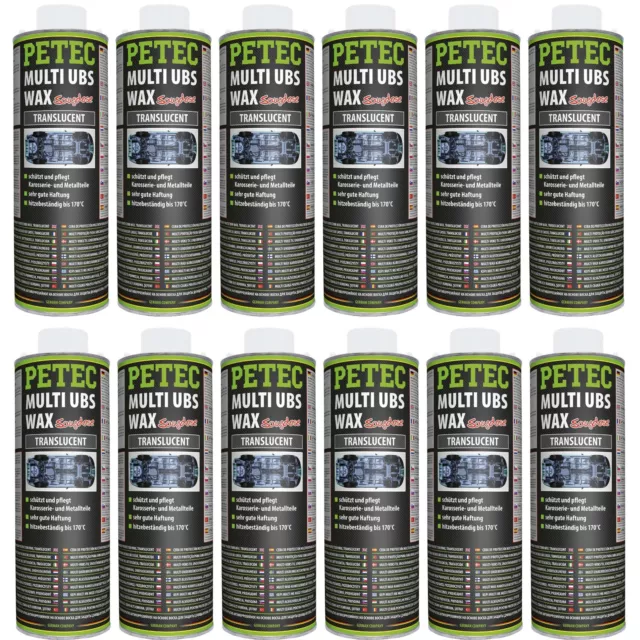 Petec 12x Multi UBS -Wax Transparent 1L