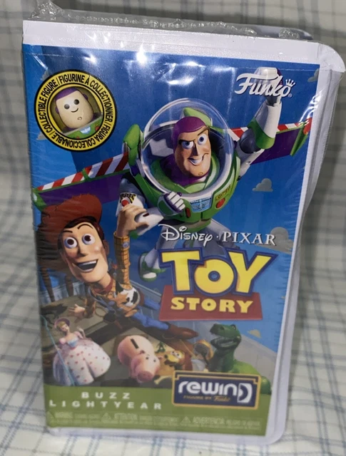 FUNKO POP BLOCKBUSTER Rewind VHS Toy Story Buzz Light year Figure Seal ...