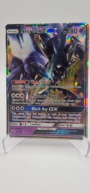 Pokemon Karte | Necrozma GX | Burning Shadows 63/147 | Englisch | Neuwertig