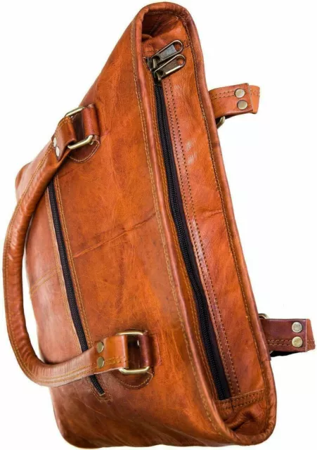 Femmes Chèvre Cuir Vintage Épaule Sac Décontracté Sac Cabas Neuf