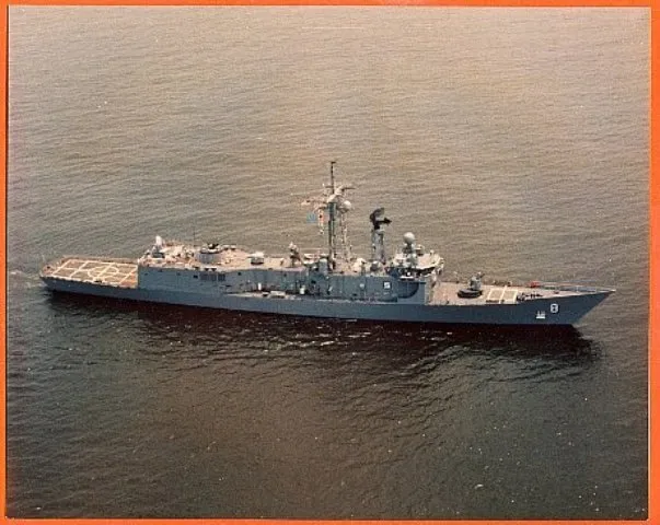 1970-80s US Navy Frigate USS McInerney FFG-8 8x10 Real Photo #2