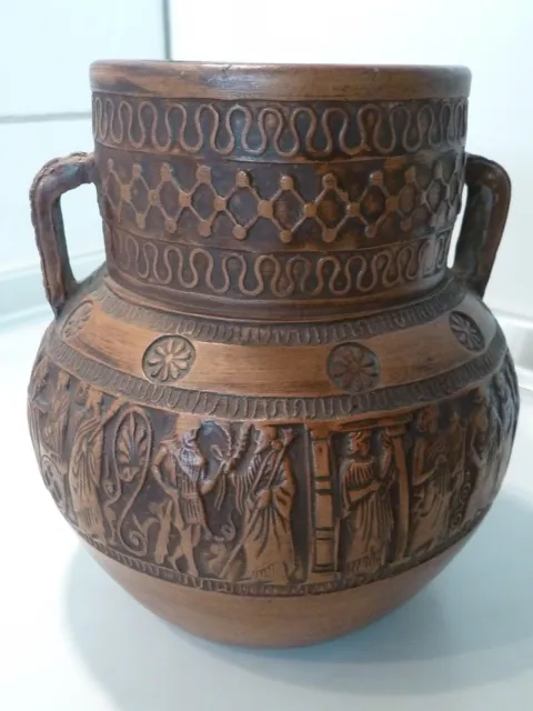 Griechische Keramik - Krug, Vase mit Henkel - MK Aohnai - Repro - 15 cm