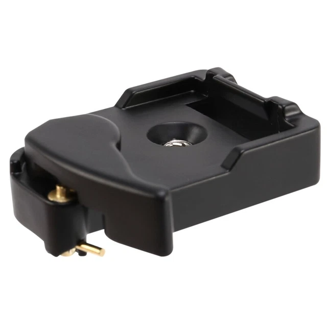 Piastra di rilascio fotocamera nera 323 con adattatore speciale (200PL-14) per Manfrott T8E1 3