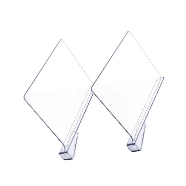 Cabilock 6 Pezzi Alzate Per Display In Acrilico – Supporti Per Esposizione Gioielli E Scaffali