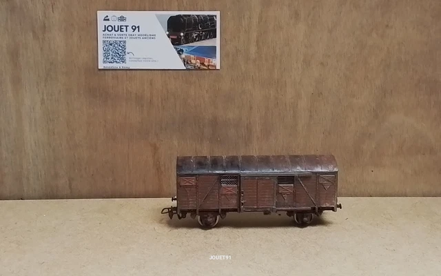 Wagon Couvert Court Jouef "Service La Voie" HJ6059 - Échelle HO - Neuf