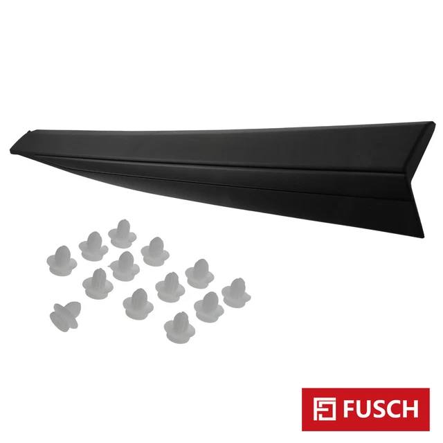 Front Lower Body Side Molding Black Left for Nissan Rogue S SL SV Platinum Sport