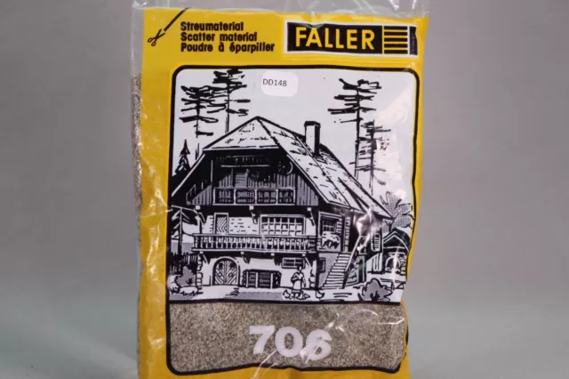 DD148 FALLER 706 Diorama train Ho Sachet de flocage feuilles herbe gris 40 g