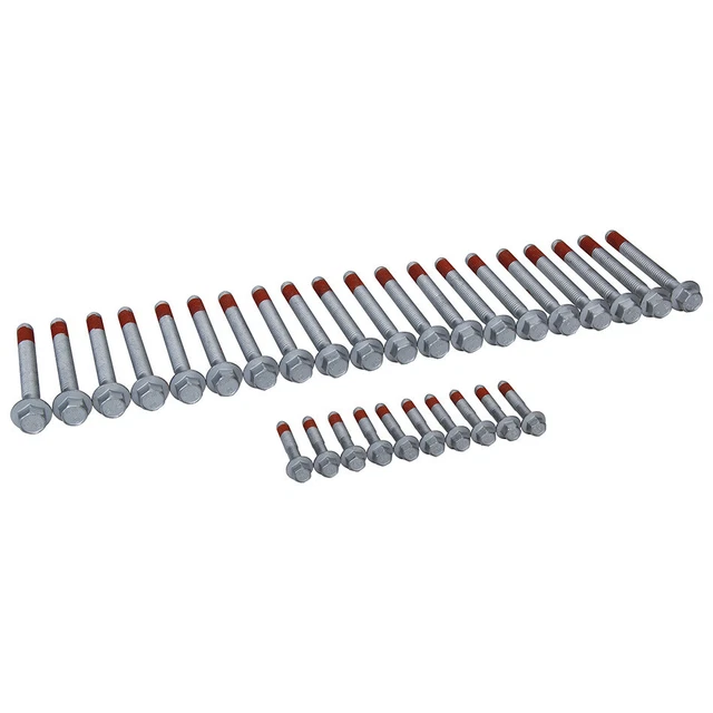 Foreverunauto Cylinder Head Bolt Kit For GM LS 4.8 5.3 6.0 6.2 (04+) - Hex Head 134-3610, 10.9 Grade