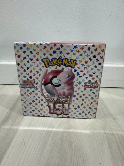 Pokemon Cards Scarlet & Violet Pokemon Card 151 Booster Box sv2a Sealed  Japanese