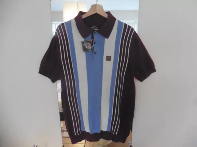 Claret and blue deals polo shirt