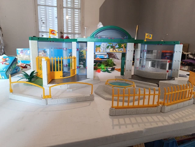 PLAYMOBIL (O22172) ZOO - Rocher Marron Plate-Forme Entrée Enclos Grand - Foto 7