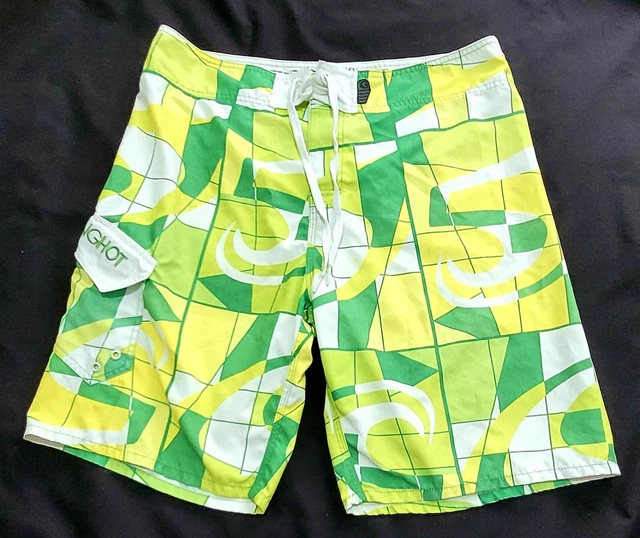 PIPING HOT MEN S Lime Green White Board Shorts Size M VGC 29.00 PicClick AU