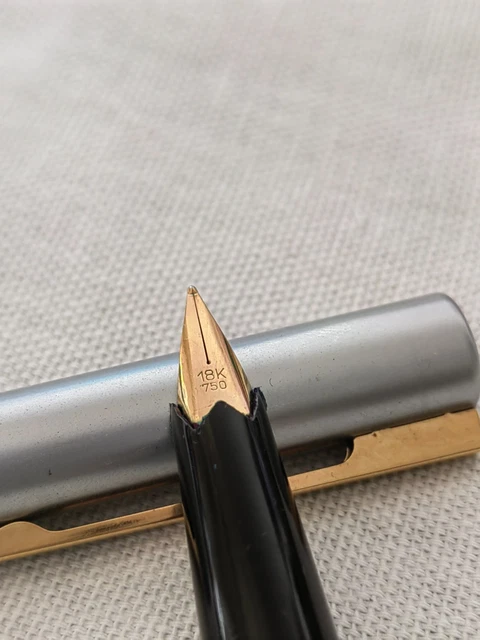 Stylo Plume Waterman Lady Agathe Bronze Magenta Or 18 Carats - Occasion De Collection