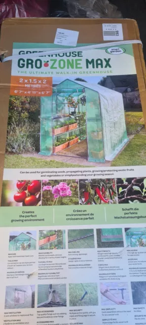 Greenhouse Gro-zone Max By Smart Garden - Brand New In Original Box, Unused.