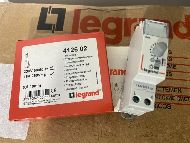 Minuterie Legrand 04702 16A 230V Mono - Neuf Sous Emballage, Pour éclairage Ou Ventilateur