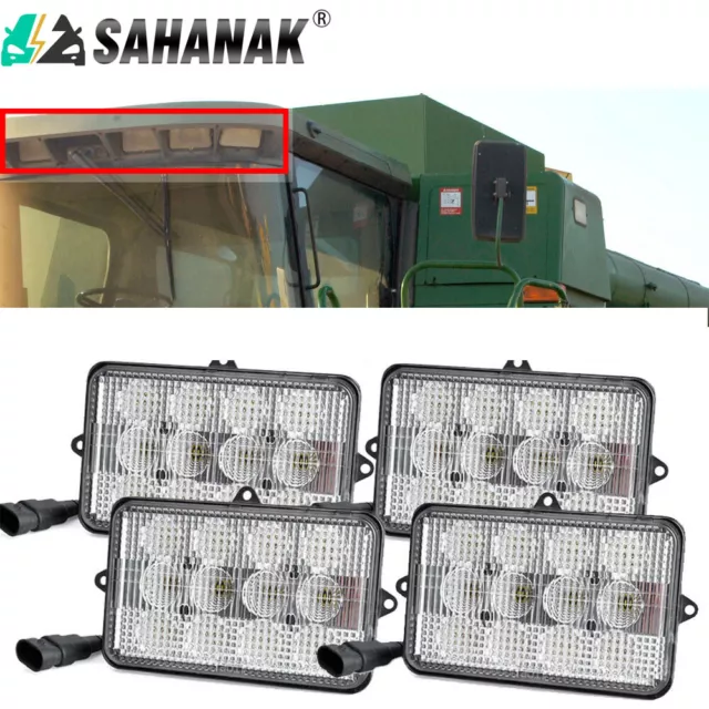 4PCS 12V LED Combine Light For John Deere Combine 9510 Off-Road Light TL9000