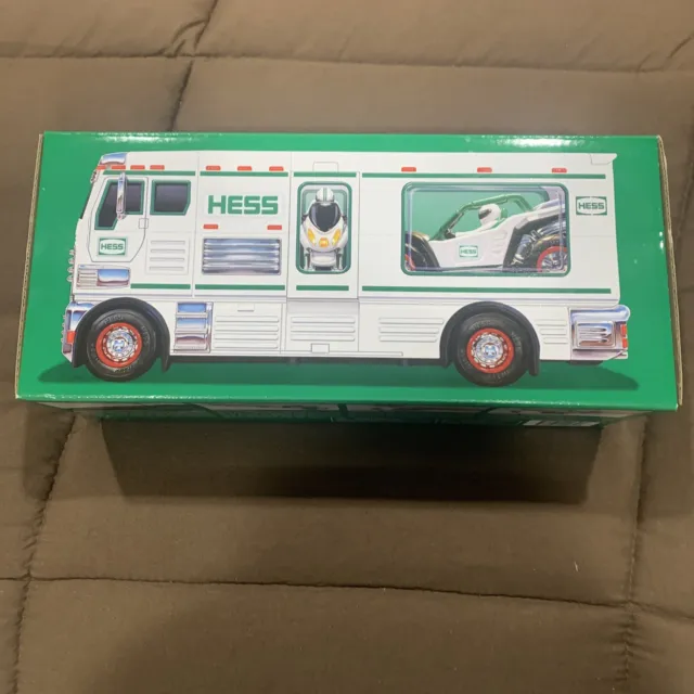 BRAND NEW in Box 2018 HESS Toy Truck RV with ATV and MOTORBIKE