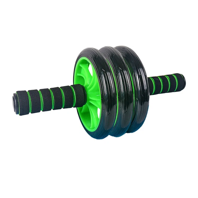 3 Wheels Ab Exercise Core Trainer Fitness Roller Men Women Sports Equipment
