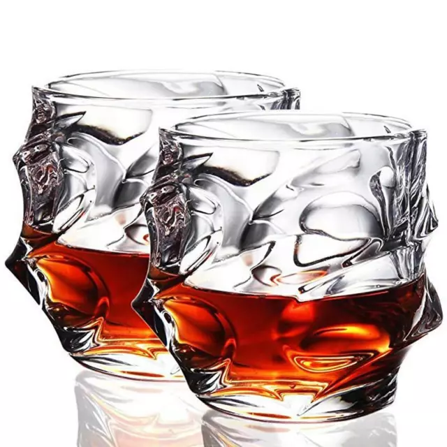 350ML Whisky Único Elegante Scotch Vasos Licor Vaso Cristal Whisky