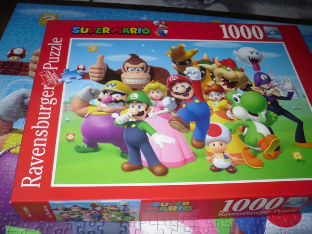 Puzzle 1000 pièces - Super Mario - Ravensburger - Dessins animés